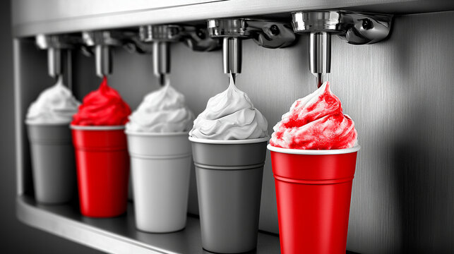 Stainless Steel Machine Nozzle Filling Cream Into Dessert Cups
