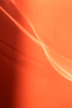 Abstract Orange Light Streak Background