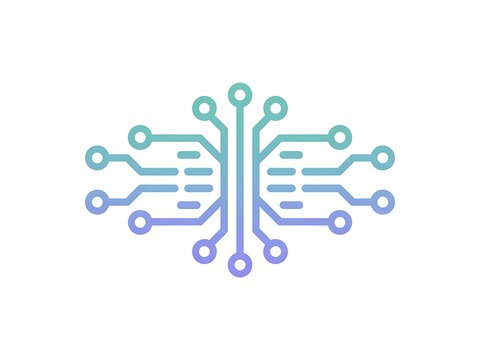 Sleek technology connectivity node symbol high resolution picture