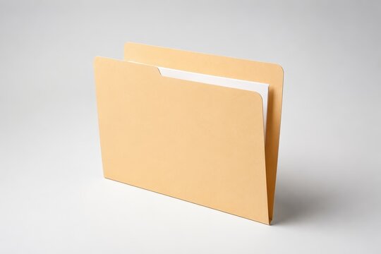 Manila folder with document