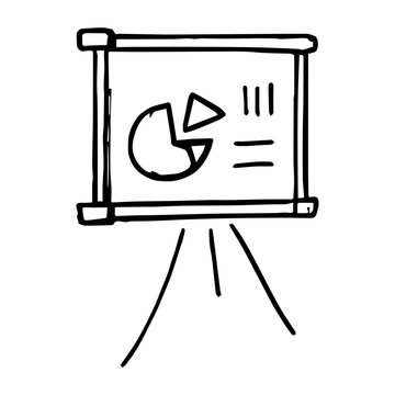 Business Presentation Sketch Icons Collection
