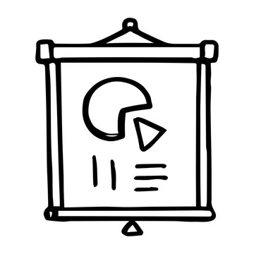 Business Presentation Sketch Icons Collection
