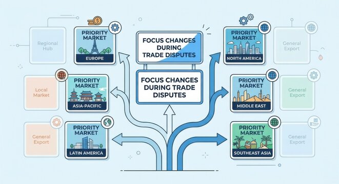 Global Market Focus Changes During Trade Disputes: Strategic Adjustments Across Regions