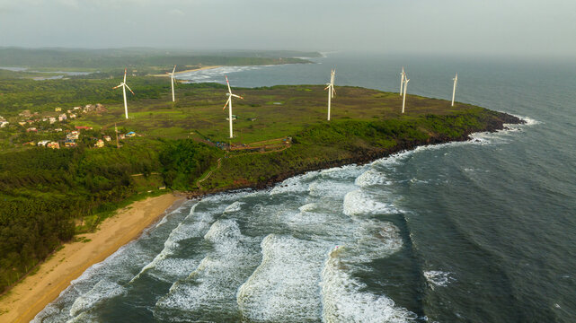 Coastal wind turbines in Devgad
Devgad Wind Farm, Konkan Coast