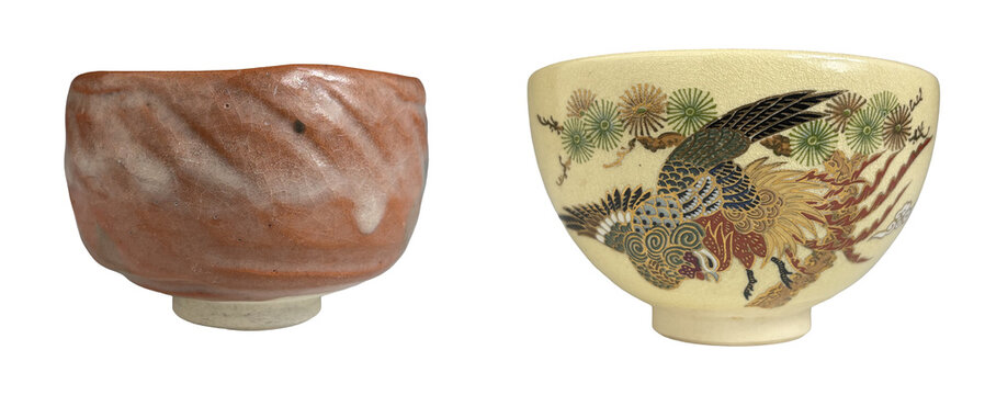 Two unique chawan bowls highlighting the beauty of japanese ceramics and craftsmanship
