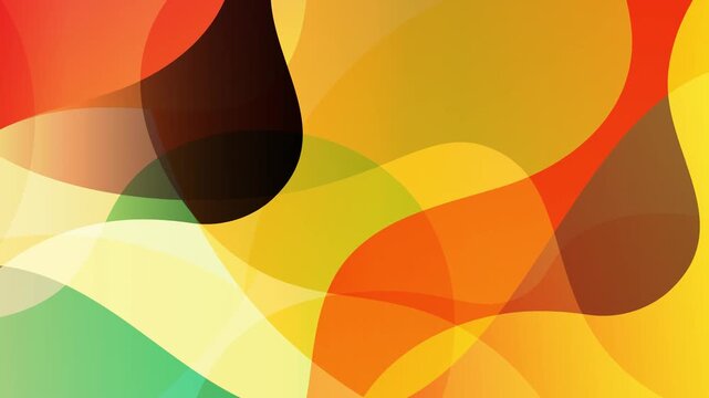 Abstract Overlapping Translucent Geometric Shapes 4K