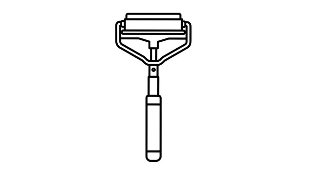 Safety Razor Illustration on white background.