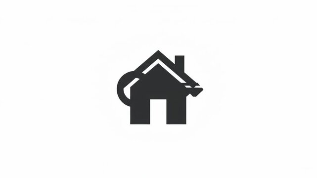 House with key icon vector design for real estate mortgage property and home security logo symbol