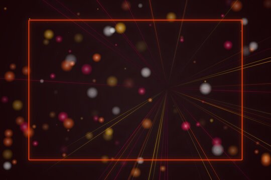 Space galaxies and celestial bodies with cosmic lensing effect