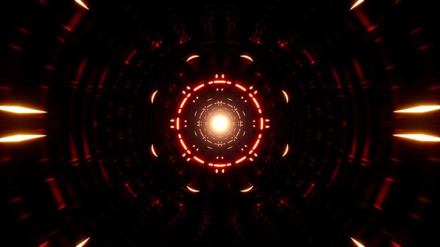 Flashing Red Light VJ Loop