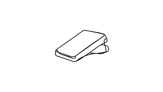 Open book with white background.