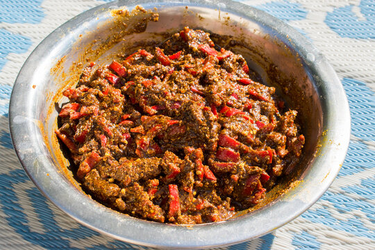 Indian lal mirch ka achar made with red chilli 