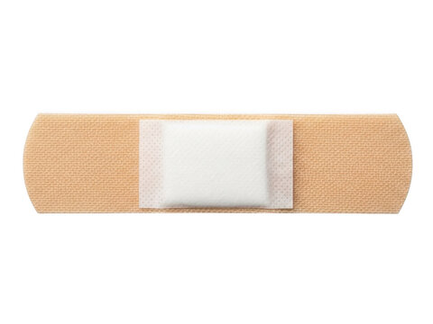 One single adhesive bandage strip for medical wound care and first aid treatment