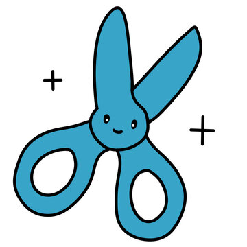 Illustration of Cute Scissor