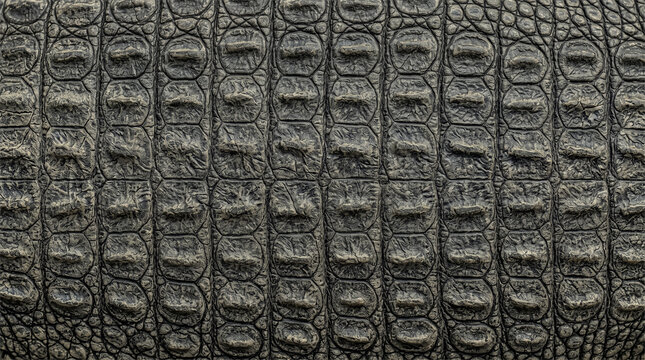 Crocodile skin texture with raised scute plates