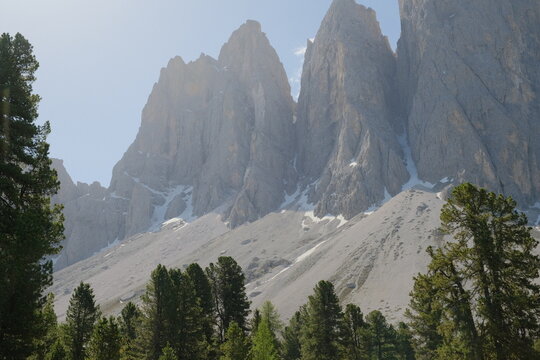 Dolomites Mountain Landscape in the Italian Alps