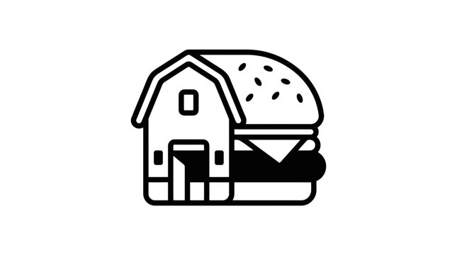 Barn Burger Logo Icon