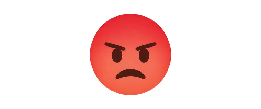 Angry Face Emoji Transparent Background