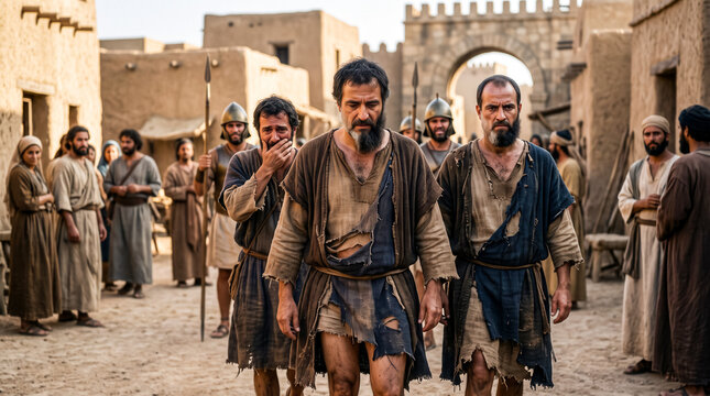 David&rsquo;s servants humiliated after being insulted by the Ammonites. 