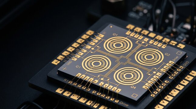 Microchip close-up view.