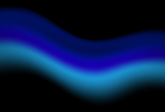 Abstract Blue Background Featuring Elegant Flowing Wavy Lines With Soft Gradient Texture For Modern Digital Design Projects