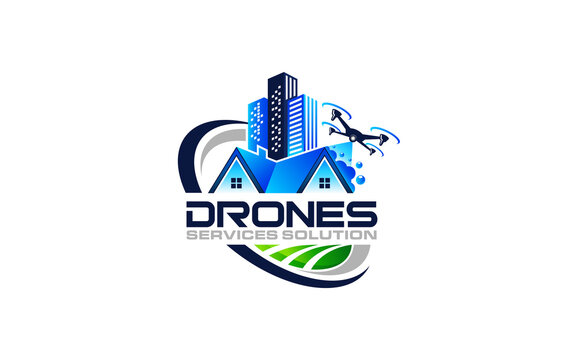 Illustration graphic vector of a drone service solution logo design template