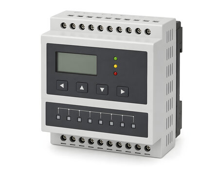 Power Factor Controller Isolated on White Background