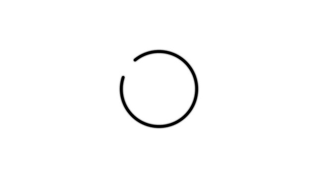 Anemation of circle loading Wait load spinning circle preloaded website template interface buffering waiting fig upload download, uploading icon.