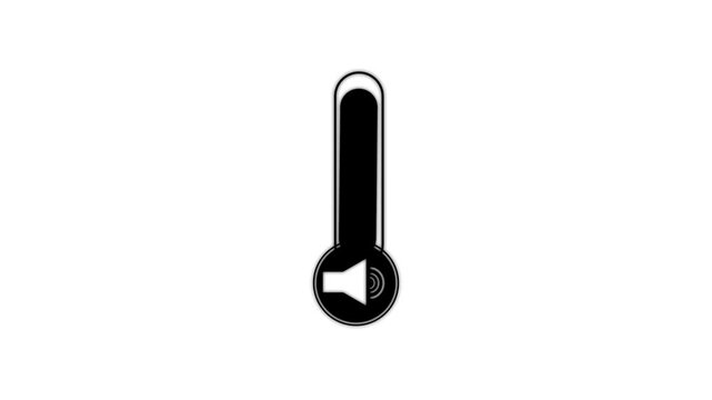 speaker audio icon set. Volume voice control on off mute symbol.sound Flat interface sound sign button.