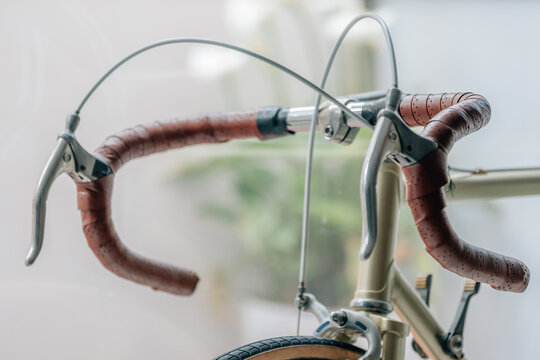 vintage road bike, cycling and sport