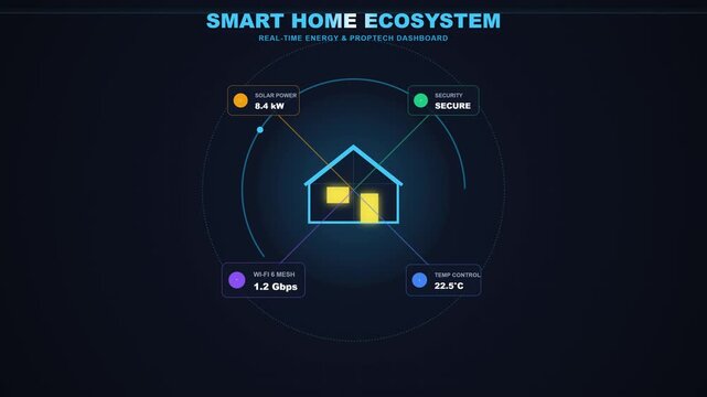 Smart Home Energy and Connectivity Dashboard