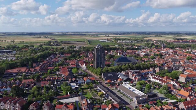 Zierikzee (Zeeland, The Netherlands) | Drone