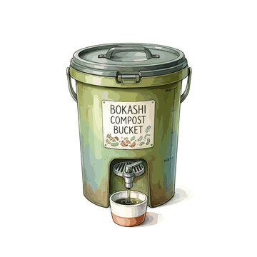 Bokashi Compost Fermentation Bucket Organic Recycling For Sustainable Gardening And Zero Waste Home Websites