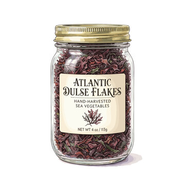 Dulse Seaweed Flakes For Vegan Cooking And Diet Websites