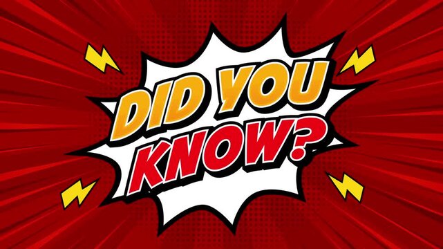 Playful Did You Know Text Animation