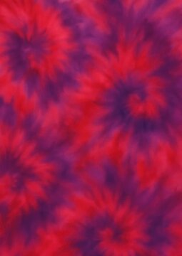 Vibrant abstract tie-dye pattern