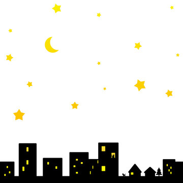 夜空のシームレスパターン　A-1