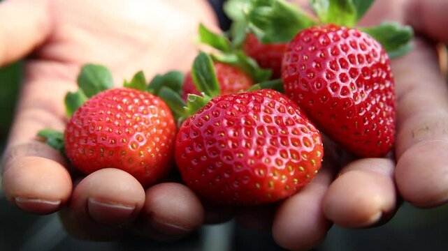 Korea strawberry harvest farm fruit basket farmer agriculture fresh produce organic food smart farm agritech harvest season 한국 딸기 수확 농장 과일 바구니 농부 농업 과채류 식재료 유기농 농산물 스마트팜 시설원예 원예 재배 신선식품 열매 디저트