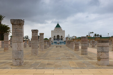 Fototapeta premium The Mausoleum of Mohammed V, Rabat,