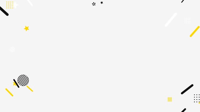 Abstract geometric shapes motion graphic element