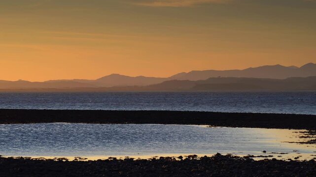 Golden hour on stunning Morecambe bay