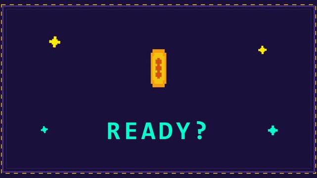 Animated Ready Card Frame Countdown.