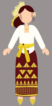 baju daerah bali indonesia