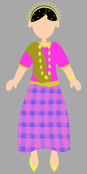 baju daerah bugis indonesia