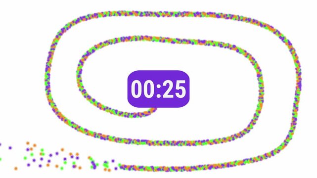 Celebration Explosive Fuse - Countdown 30 seconds with Timer 30 to 0