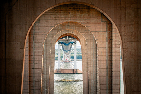Framed Beneath the Forth Bridge