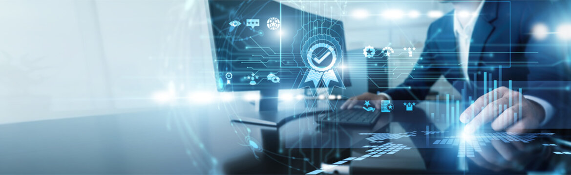 Algorithm engineer working on computer with recommendation systems. Data expert building personalized content engines to improve user engagement and deliver highly relevant product ads.