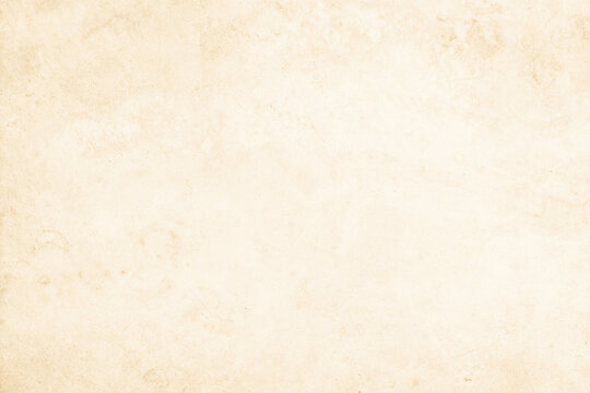 Colour old concrete wall texture background. Close up retro plain cream color cement wall background texture.