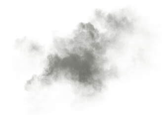 Fototapeta premium Toxic mass smoke floating cut out transparent backgrounds 3d illustrations png