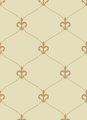 Fleur-de-lis Pattern Background © Musk